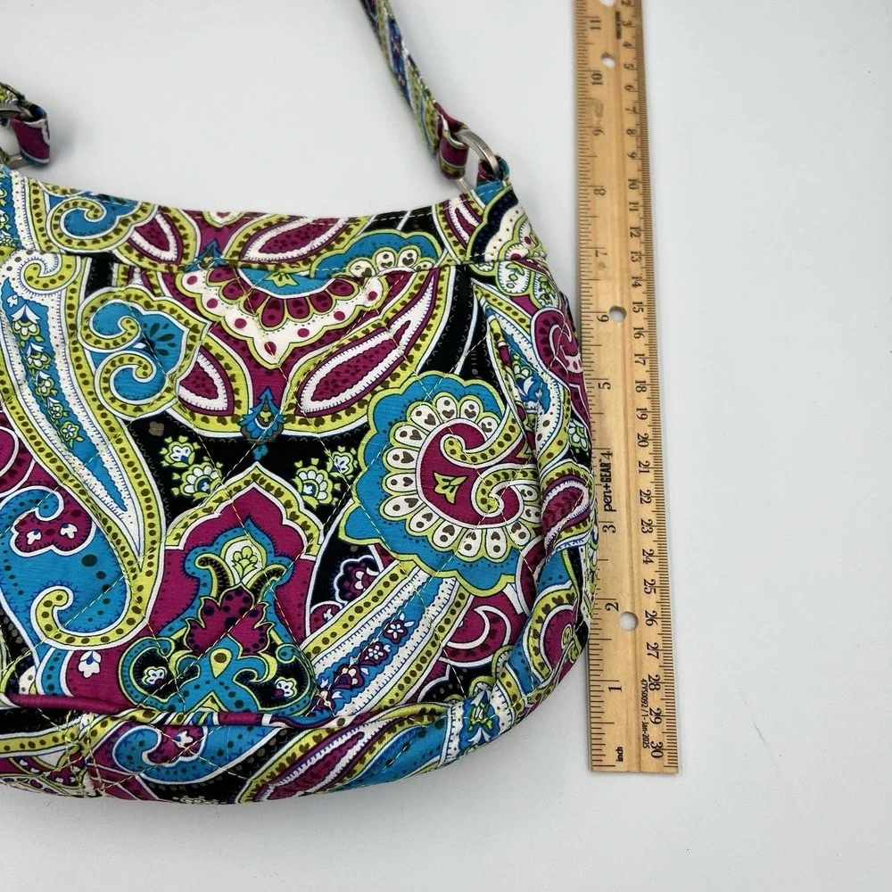 Vintage Y2K Vera Bradley Zoe Silk Paisley Limited Edition Shoulder Bag Purse
